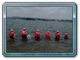 Harahogejizo - stone figures, visible at low tide which are believed to protect the area's pearl divers