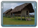 Haranotsuji Ancient Settlement - replica houses showing how people lived in this area 2000 years ago.  Haranotsuji is a major archeological site with a museum just outside Ishida town.